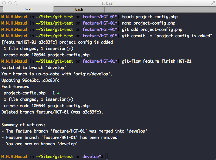 git-flow-feature-finish